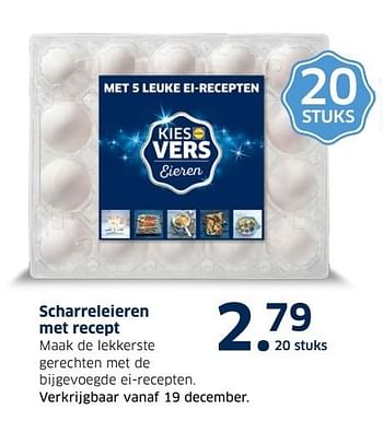 Aanbiedingen Scharreleieren met recept - Huismerk - Lidl - Geldig van 13/12/2016 tot 31/12/2016 bij Lidl