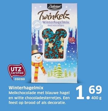 Aanbiedingen Winterhagelmix - Delicieux - Geldig van 13/12/2016 tot 31/12/2016 bij Lidl