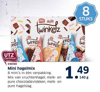 Aanbiedingen Mini hagelmix - Mister Choc - Geldig van 13/12/2016 tot 31/12/2016 bij Lidl