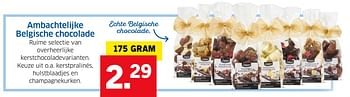 Aanbiedingen Ambachtelijke belgische chocolade - Delicieux - Geldig van 13/12/2016 tot 31/12/2016 bij Lidl