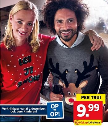 Aanbiedingen Trui - Huismerk - Lidl - Geldig van 13/12/2016 tot 31/12/2016 bij Lidl