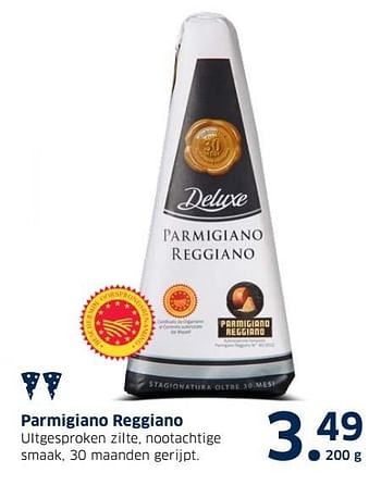 Aanbiedingen Parmigiano reggiano - Deluxe - Geldig van 13/12/2016 tot 31/12/2016 bij Lidl