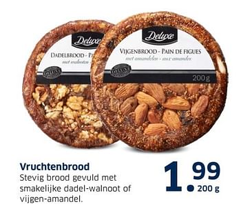 Aanbiedingen Vruchtenbrood - Deluxe - Geldig van 13/12/2016 tot 31/12/2016 bij Lidl