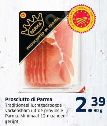 Aanbiedingen Prosciutto di parma - Huismerk - Lidl - Geldig van 13/12/2016 tot 31/12/2016 bij Lidl