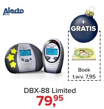 Aanbiedingen Alecto dbx-88 limited - Alecto - Geldig van 16/12/2016 tot 31/12/2016 bij Baby-Dump