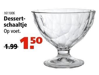 Aanbiedingen Dessertschaaltje - Huismerk - Marskramer - Geldig van 15/12/2016 tot 31/12/2016 bij Marskramer