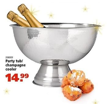 Aanbiedingen Party tub- champagne cooler - Huismerk - Marskramer - Geldig van 15/12/2016 tot 31/12/2016 bij Marskramer