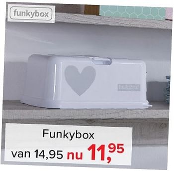 Aanbiedingen Funkybox - Funkybox - Geldig van 16/12/2016 tot 31/12/2016 bij Baby-Dump