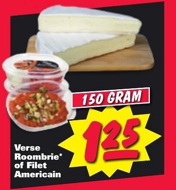 Aanbiedingen Verse roombrie of filet americain - Huismerk - Nettorama - Geldig van 26/12/2016 tot 31/12/2016 bij Nettorama