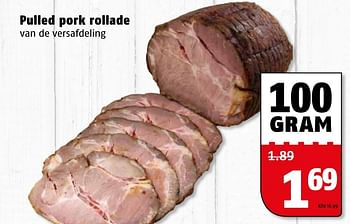 Aanbiedingen Pulled pork rollade van de versafdeling - Huismerk Poiesz - Geldig van 27/12/2016 tot 31/12/2016 bij Poiesz