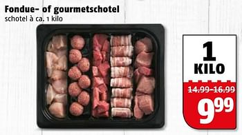 Aanbiedingen Fondue- of gourmetschotel - Huismerk Poiesz - Geldig van 27/12/2016 tot 31/12/2016 bij Poiesz