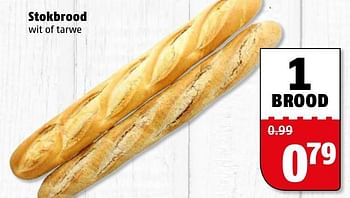 Aanbiedingen Stokbrood wit of tarwe - Huismerk Poiesz - Geldig van 27/12/2016 tot 31/12/2016 bij Poiesz