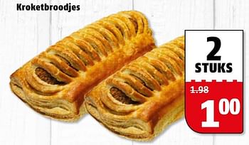 Aanbiedingen Kroketbroodjes - Huismerk Poiesz - Geldig van 27/12/2016 tot 31/12/2016 bij Poiesz