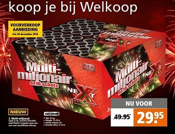 Aanbiedingen Multi-miljonair - Huismerk - Welkoop - Geldig van 11/12/2016 tot 31/12/2016 bij Welkoop