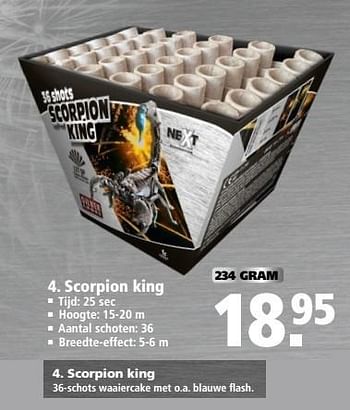Aanbiedingen Scorpion king - Huismerk - Welkoop - Geldig van 11/12/2016 tot 31/12/2016 bij Welkoop