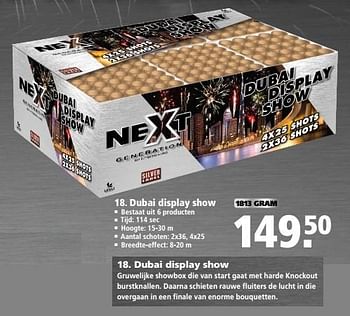 Aanbiedingen Dubai display show - Huismerk - Welkoop - Geldig van 11/12/2016 tot 31/12/2016 bij Welkoop