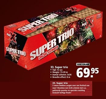 Aanbiedingen Super trio - Huismerk - Welkoop - Geldig van 11/12/2016 tot 31/12/2016 bij Welkoop