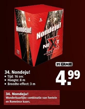 Aanbiedingen Nondeju! - Huismerk - Welkoop - Geldig van 11/12/2016 tot 31/12/2016 bij Welkoop