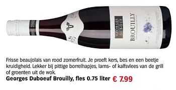 Aanbiedingen Georges duboeuf brouilly - Rode wijnen - Geldig van 13/12/2016 tot 31/12/2016 bij Albert Heijn