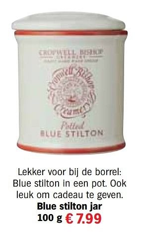 Aanbiedingen Blue stilton jar - Huismerk - Albert Heijn - Geldig van 13/12/2016 tot 31/12/2016 bij Albert Heijn