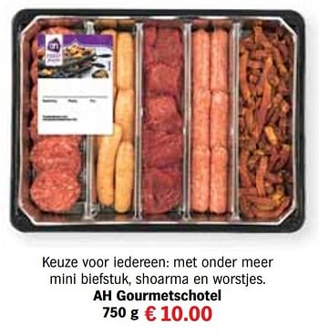 Aanbiedingen Ah gourmetschotel - Huismerk - Albert Heijn - Geldig van 13/12/2016 tot 31/12/2016 bij Albert Heijn