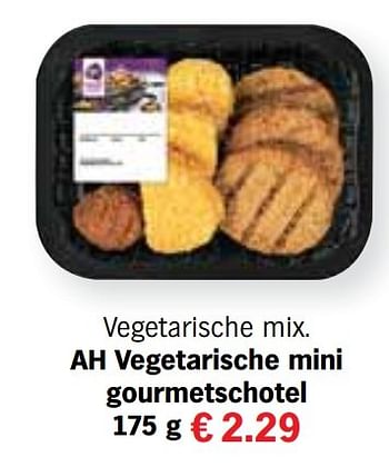Aanbiedingen Ah vegetarische mini gourmetschotel - Huismerk - Albert Heijn - Geldig van 13/12/2016 tot 31/12/2016 bij Albert Heijn