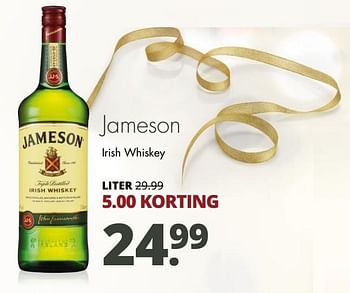 Aanbiedingen Jameson irish whiskey - Jameson - Geldig van 19/12/2016 tot 31/12/2016 bij Mitra