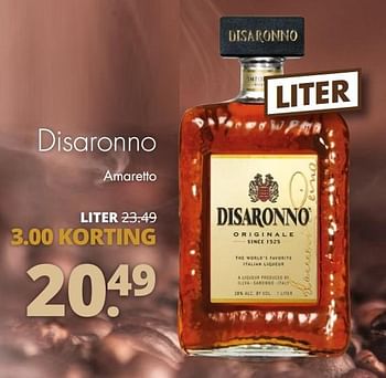 Aanbiedingen Disaronno amaretto - Disaronno - Geldig van 19/12/2016 tot 31/12/2016 bij Mitra