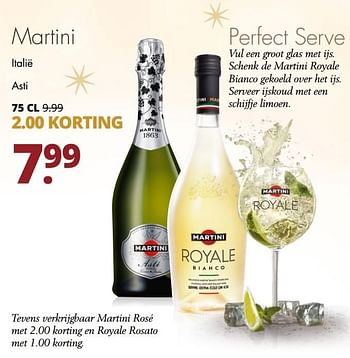 Aanbiedingen Martini italië asti - Martini - Geldig van 19/12/2016 tot 31/12/2016 bij Mitra