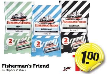 Aanbiedingen Fisherman`s friend - Fisherman's Friend - Geldig van 26/12/2016 tot 01/01/2017 bij Coop