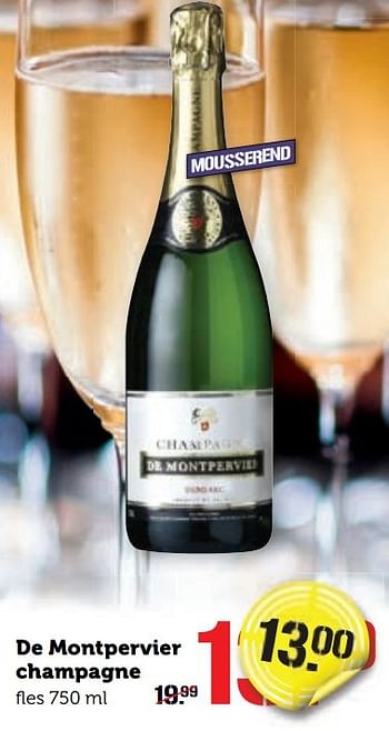 Aanbiedingen De montpervier champagne - Champagne - Geldig van 26/12/2016 tot 01/01/2017 bij Coop