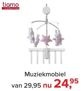 Aanbiedingen Muziekmobiel - Tiamo - Geldig van 16/12/2016 tot 31/12/2016 bij Baby-Dump