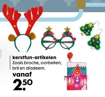 Aanbiedingen Kerstfun-artikelen - Huismerk - Hema - Geldig van 06/12/2016 tot 01/01/2017 bij Hema