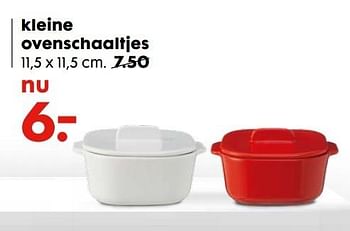 Aanbiedingen Kleine ovenschaaltjes - Huismerk - Hema - Geldig van 06/12/2016 tot 01/01/2017 bij Hema