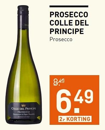 Aanbiedingen Prosecco colle del principe prosecco - Schuimwijnen - Geldig van 14/12/2016 tot 01/01/2017 bij Gall & Gall