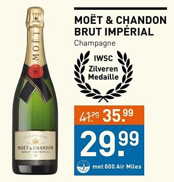 Aanbiedingen Moët + chandon brut impérial champagne - Moet &amp; Chandon - Geldig van 14/12/2016 tot 01/01/2017 bij Gall & Gall
