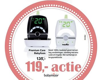 Aanbiedingen Premium care babyfoon - BabyMoov - Geldig van 02/01/2017 tot 31/01/2017 bij Multi Bazar