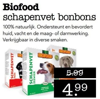 Aanbiedingen Biofood schapenvet bonbons - Biofood - Geldig van 19/12/2016 tot 01/01/2017 bij Dobey