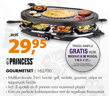 Aanbiedingen Princess gourmetset 162700 - Princess - Geldig van 18/12/2016 tot 01/01/2017 bij Expert