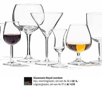 Aanbiedingen Glazensets royal leerdam martiniglazen - Royal Leerdam - Geldig van 19/12/2016 tot 01/01/2017 bij Xenos