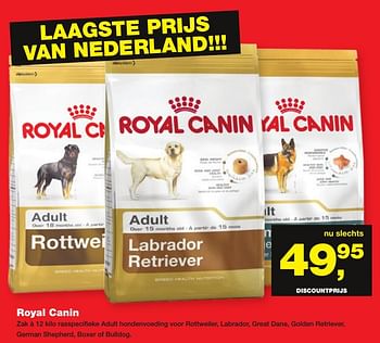 Aanbiedingen Royal canin - Royal Canin - Geldig van 19/12/2016 tot 01/01/2017 bij Jumper