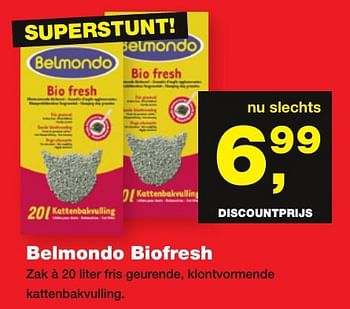 Aanbiedingen Belmondo biofresh - Belmondo - Geldig van 19/12/2016 tot 01/01/2017 bij Jumper