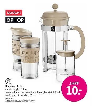 Aanbiedingen Bodum artikelen cafetière - Huismerk - Xenos - Geldig van 19/12/2016 tot 01/01/2017 bij Xenos