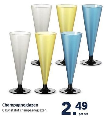 Aanbiedingen Champagneglazen - Huismerk - Lidl - Geldig van 26/12/2016 tot 01/01/2017 bij Lidl