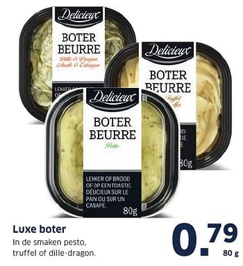 Aanbiedingen Luxe boter - Delicieux - Geldig van 26/12/2016 tot 01/01/2017 bij Lidl