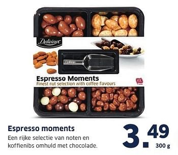 Aanbiedingen Espresso moments - Delicieux - Geldig van 26/12/2016 tot 01/01/2017 bij Lidl