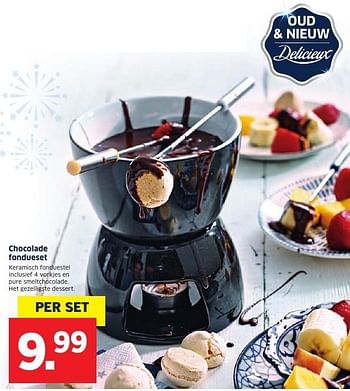 Aanbiedingen Chocolade fondueset - Huismerk - Lidl - Geldig van 26/12/2016 tot 01/01/2017 bij Lidl