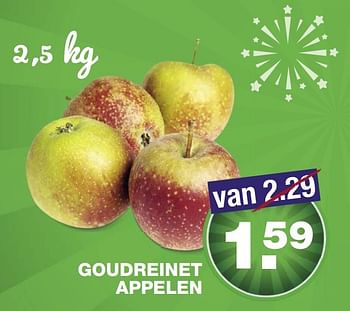 Aanbiedingen Goudreinet appelen - Huismerk - Aldi - Geldig van 27/12/2016 tot 01/01/2017 bij Aldi