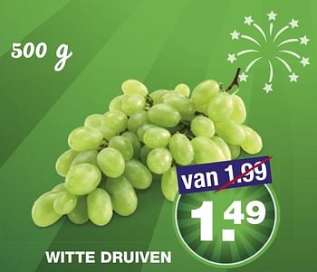 Aanbiedingen Witte druiven - Huismerk - Aldi - Geldig van 27/12/2016 tot 01/01/2017 bij Aldi