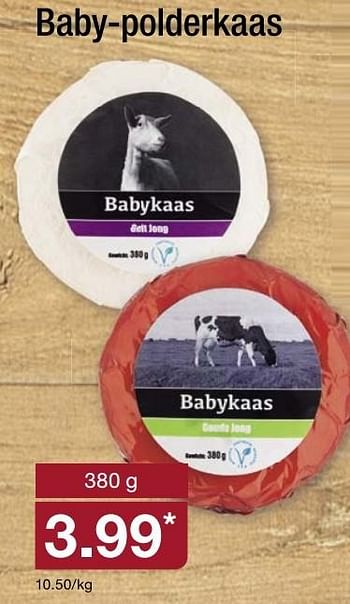 Aanbiedingen Baby-polderkaas - Huismerk - Aldi - Geldig van 27/12/2016 tot 01/01/2017 bij Aldi